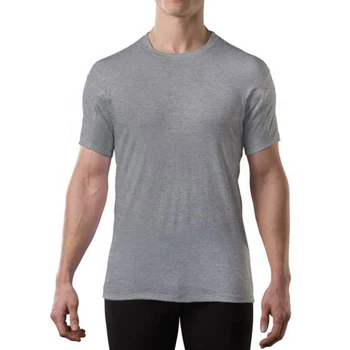 Бели Луксозни Модални Тениски Sweatproof Спортно Облекло За Мъже С Кръгло Деколте Slim Fit 0