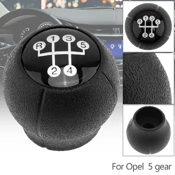 5-степенна скоростна кутия ABS Пластмаса Черен Авто Ръчен Лост за Превключване на Предавките Гандбольная Дръжка Подходяща за Opel Vauxhall Corsa B/C Vectra B, Astra F/G Автомобилен стайлинг